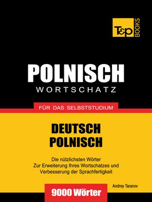 cover image of Deutsch-Polnischer Wortschatz für das Selbststudium